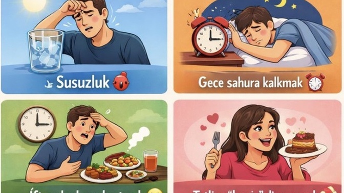 Ramazan’da en zorlandığınız şey hangisi?