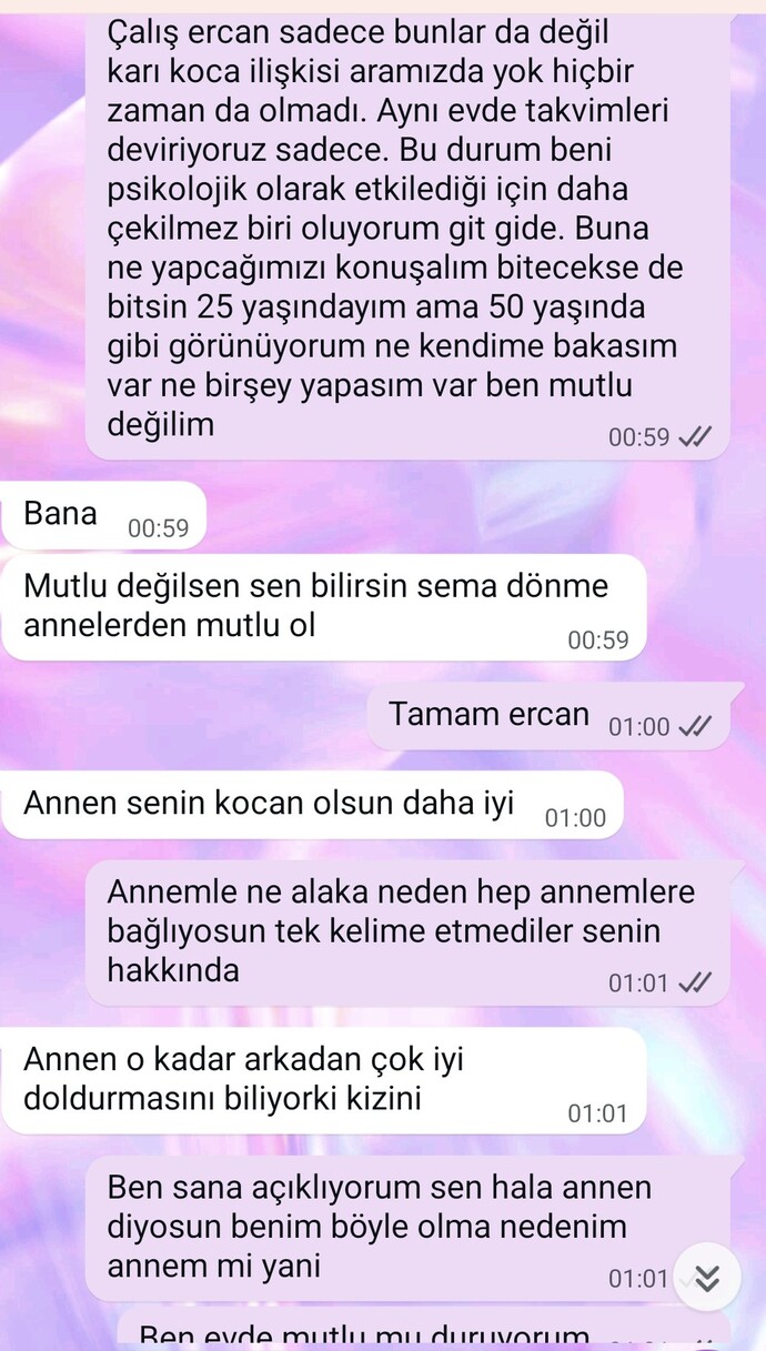 Eşimin artık sevmediğini düşünüyorum, lütfen bakar mısınız?