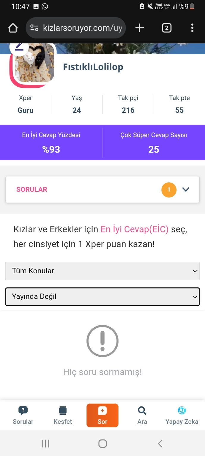 Bari bu doğru etiket olsa...