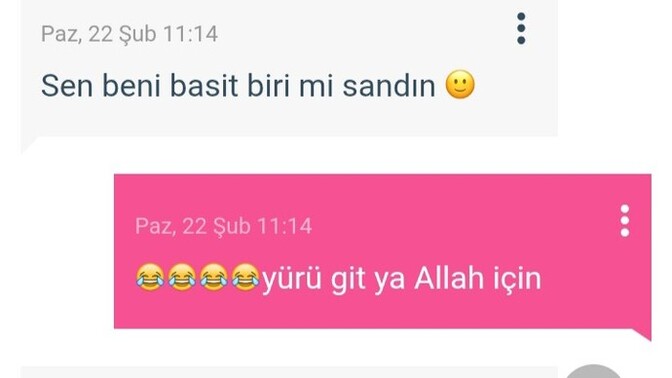Az önce tehdit edildim ne yapayım dava edeyim mi bunu?