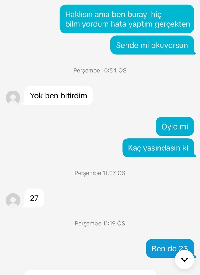 Yeni konuşmaya başlamıştık 1 kez buluştuk. bende bunu başka hesaptan denedim cevap verdi. sizce böyle birinden olur mu?