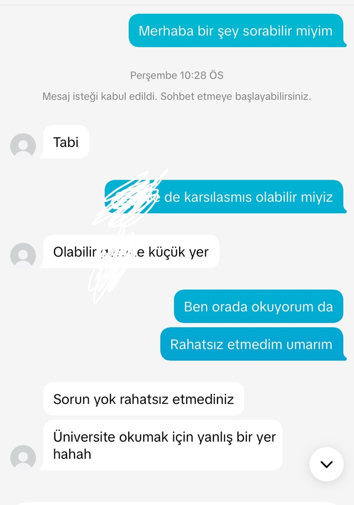 Yeni konuşmaya başlamıştık 1 kez buluştuk. bende bunu başka hesaptan denedim cevap verdi. sizce böyle birinden olur mu?