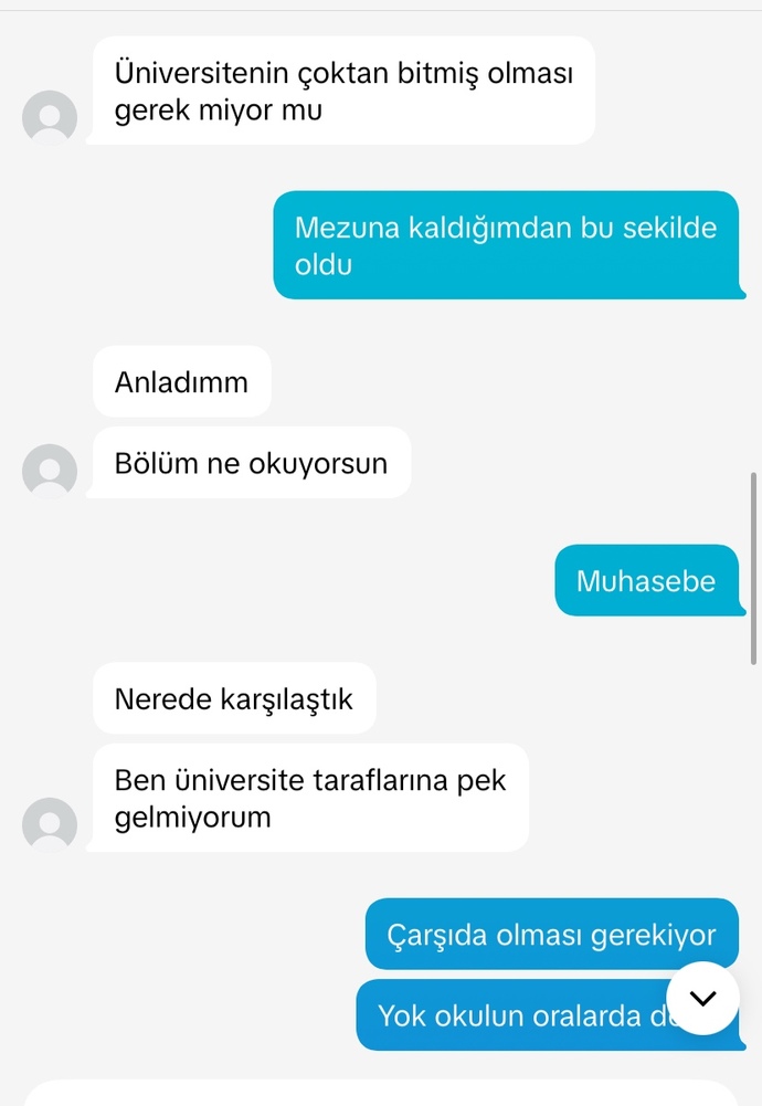 Yeni konuşmaya başlamıştık 1 kez buluştuk. bende bunu başka hesaptan denedim cevap verdi. sizce böyle birinden olur mu?