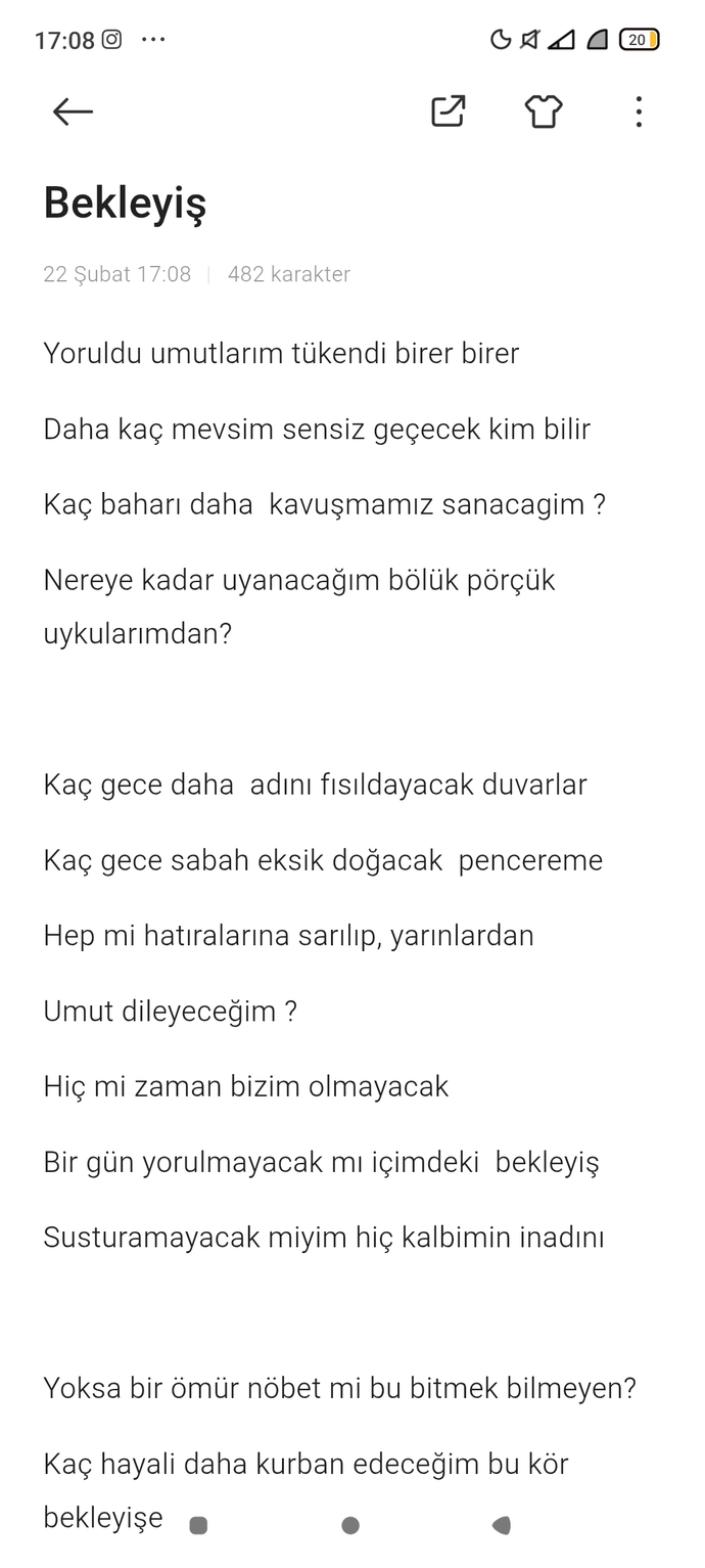 Yazdığım bu şiir şiir dili, duygu geçişi ve akıcılık olarak nasıl olmuş?