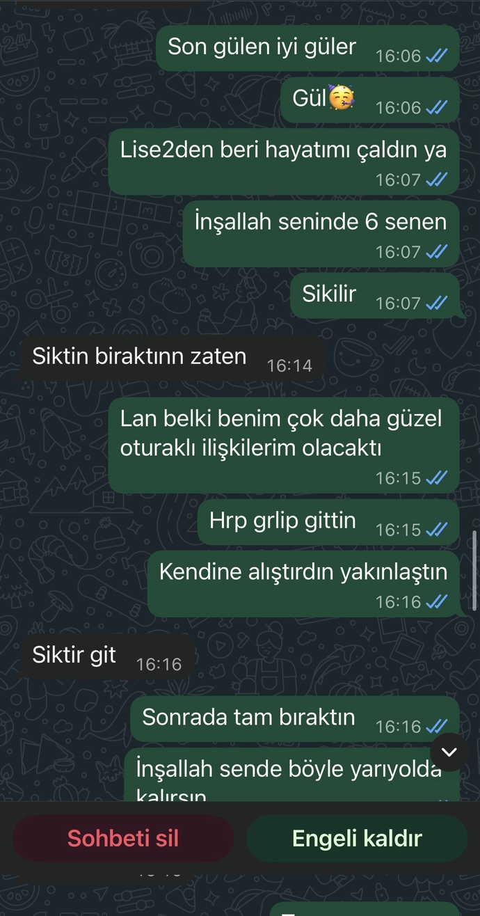 Eski sevgilime ezilmiş miyim sizce?