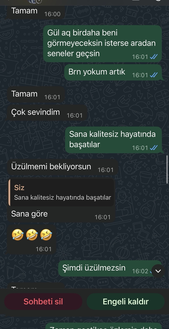 Eski sevgilime ezilmiş miyim sizce?