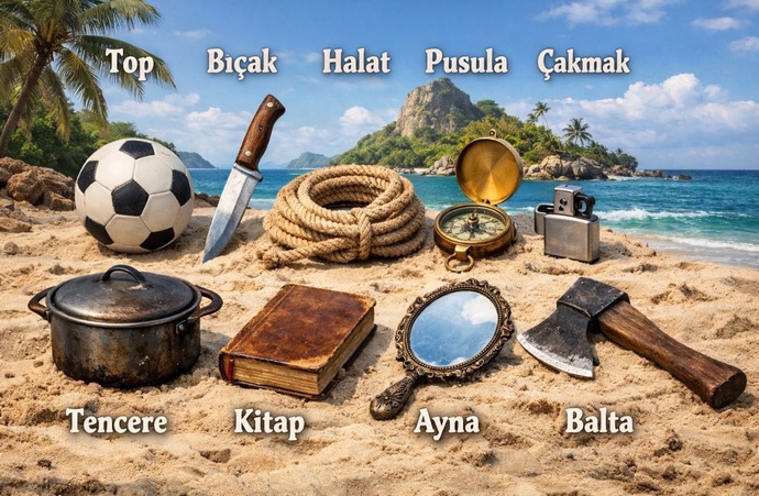 Bir adada kalsanız hangi iki ürünün sizde olmasını istersiniz?