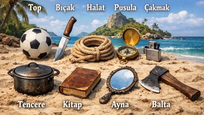 Bir adada kalsanız hangi iki ürünün sizde olmasını istersiniz?