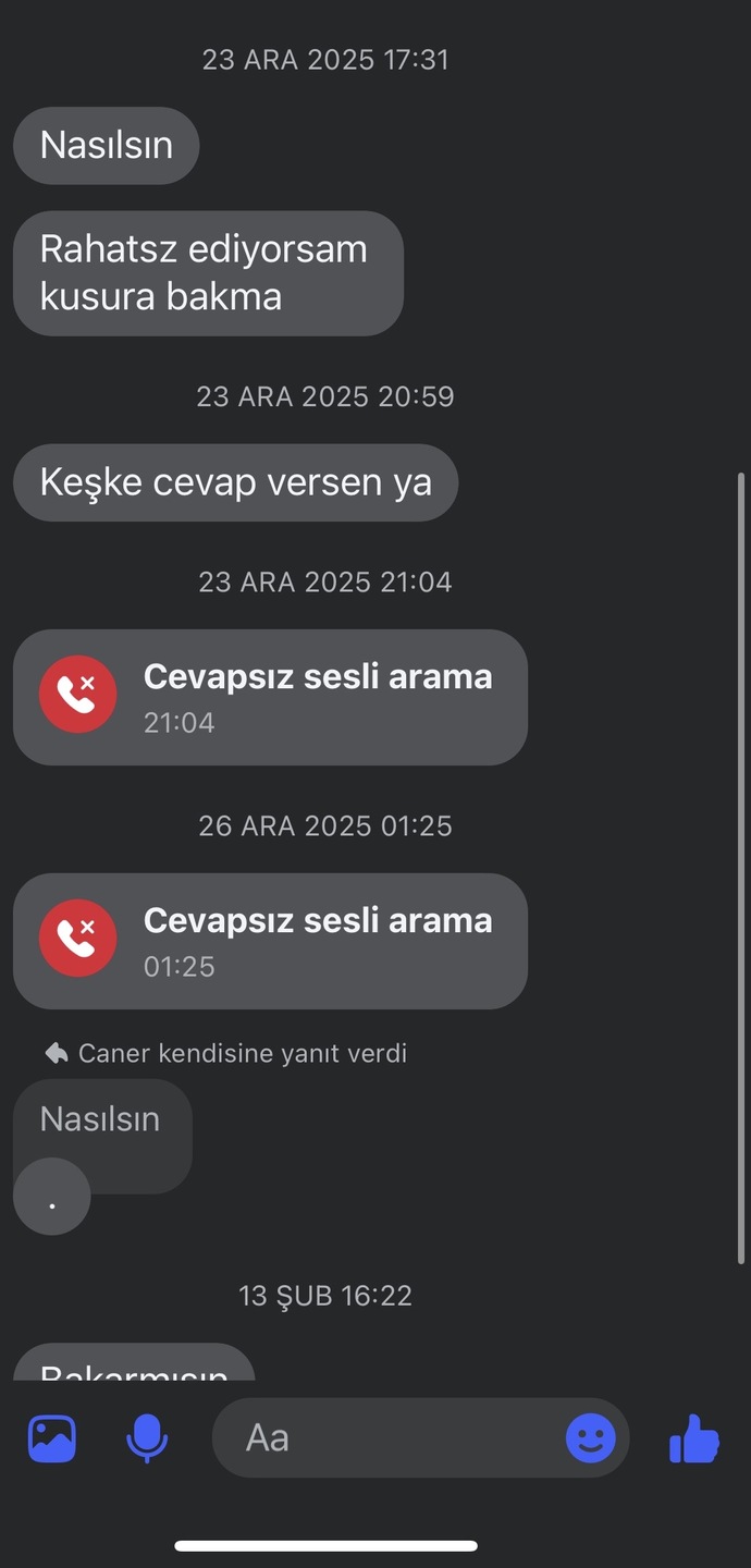 Facebooktan engellemiş beni bu çocuk instadaa istek attı ama yazmadı?