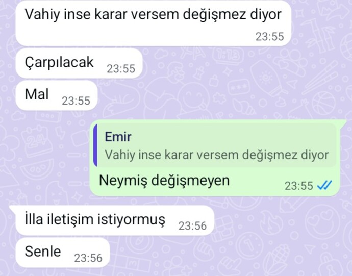 Size hiç takıntılı biri oldu mu?