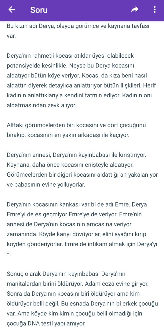 Şöyle kaliteli sorular ne zaman göreceğiz?