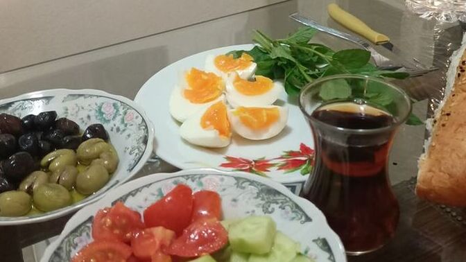 Sahura kalktınız mı, ne yediniz içtiniz?