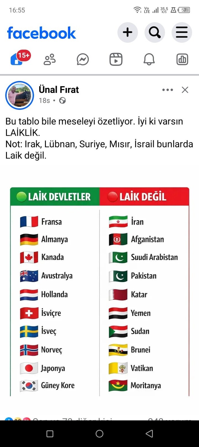 Laiklik süper değil mi?