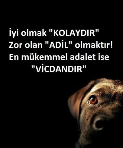 İyi olmak kolaydır zor olan adil olmaktır sözünden ne anlıyorsunuz?