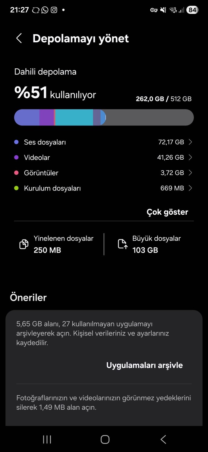 Telefonunuzun dahili Hafızası Kaç GB Yeterli Geliyor mu?