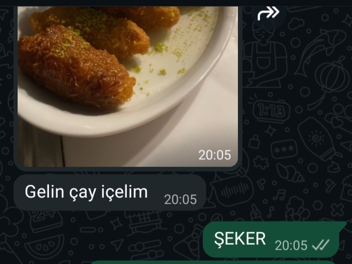 Başka tatlılar da varmış sınavım büyük arkadaşlar shdjfl