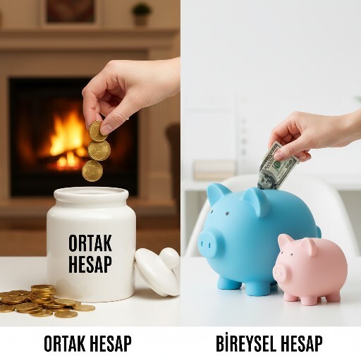 Evlenince maaşınızı ortak hesapta mı, bireysel hesapta mı biriktirirsin?