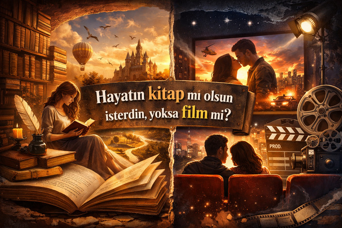 Hayatın kitap mı olsun isterdin yoksa film mi?