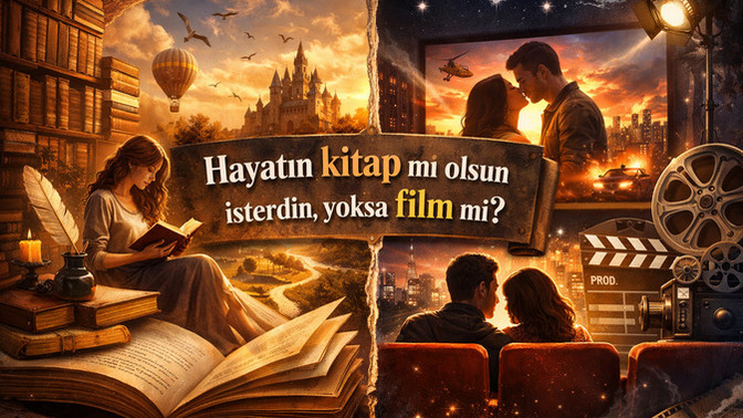 Hayatın kitap mı olsun isterdin yoksa film mi?