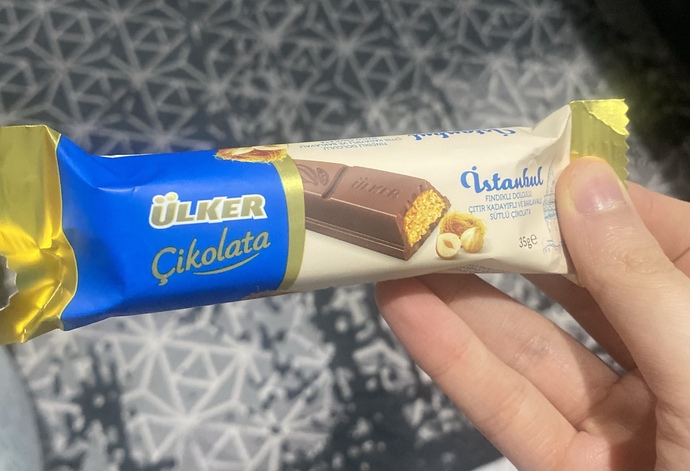 Bu çikolatayı deneyen var mı?