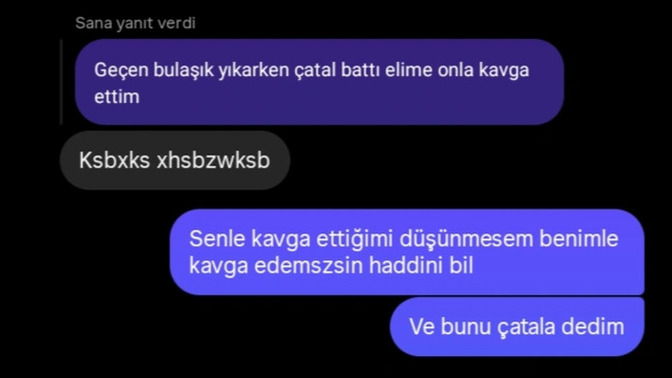 Bendi kendinize konuşur musunuz? Ben mi deliyim?