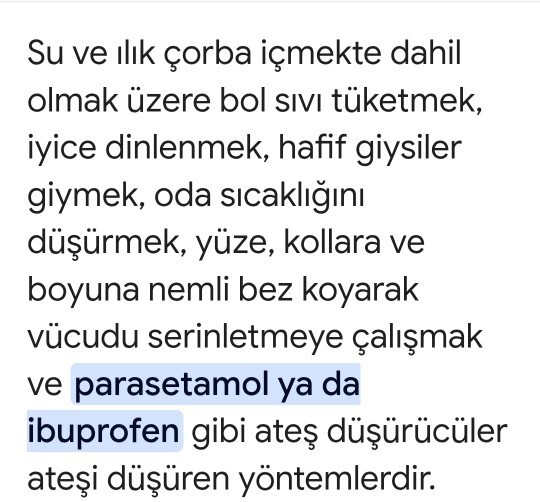 Yetişkinlerde acil durumda Ateş nasıl düşürülür?