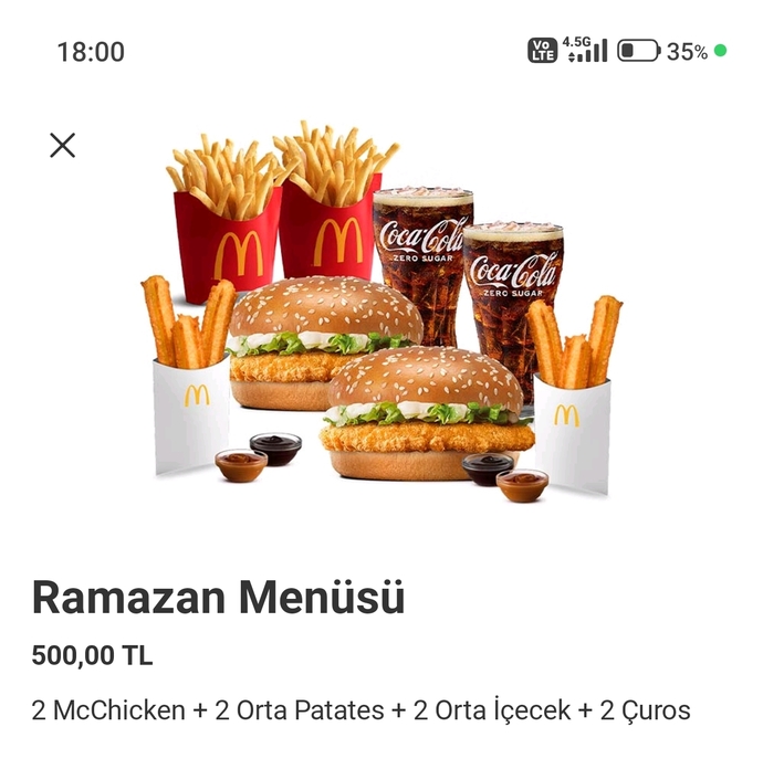 Bu üç menüden hangisini yiyeyim kararsız kaldım?