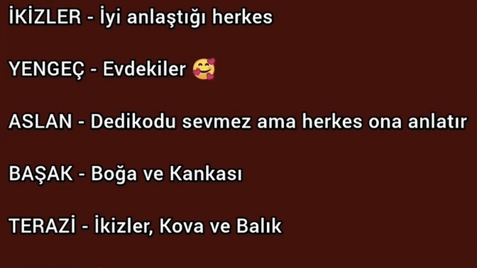 BURÇLARIN EN İYİ DEDİKODU ARKADAŞI KİM?
