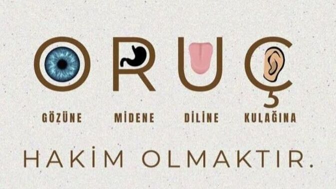 Oruçla saatlerce sabrederken, 5 dakikada doyabiliyor olmak hayatın garipliği değil mi?