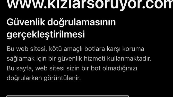 Sitedeki şu uyarı ekranı çok sinir bozucu değil mi?