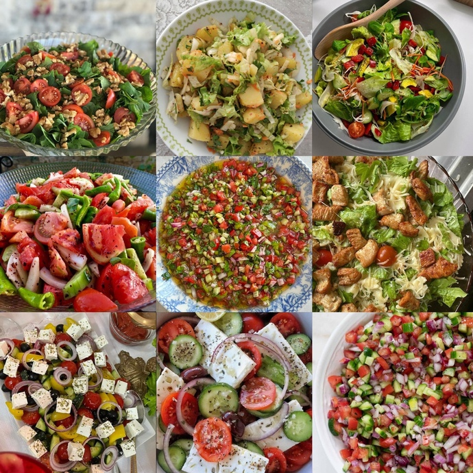 En lezzetli salata hangisi? 🥗?