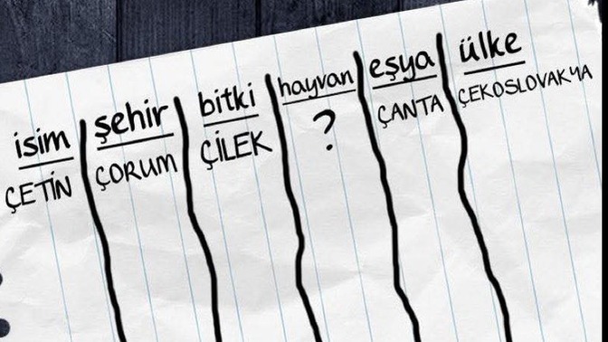 Hayvan, bitki, şehir oynasak "Çe" harfi ile hangi hayvanı yazardın?