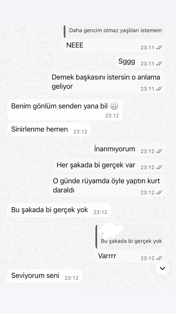Kendimden küçük manita yaptım nasıl sizce?