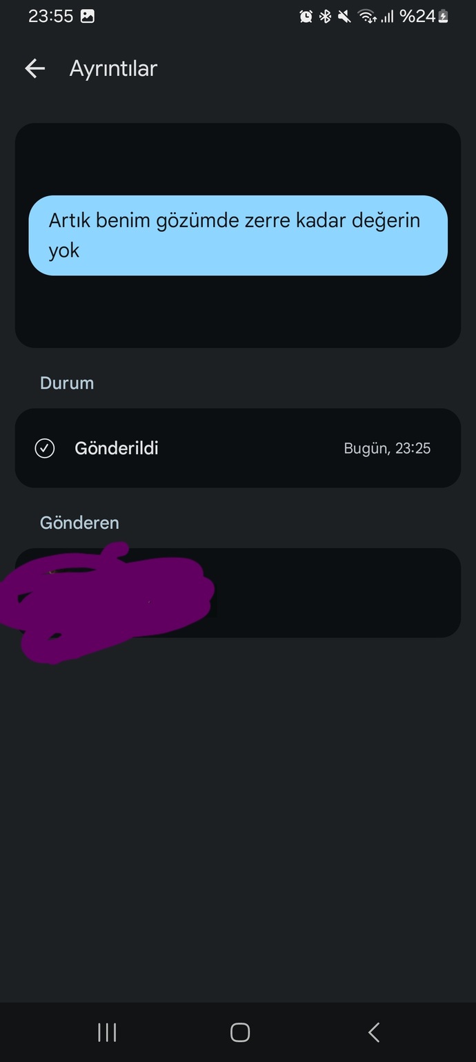Sizce SMS karşı tarafa gerçekten ulaştı mı yoksa gitmemiş olabilir mi?