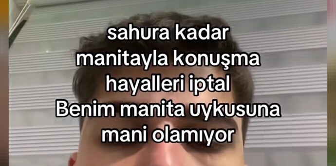 Sahura kadar konuştuğunuz birileri var mı?