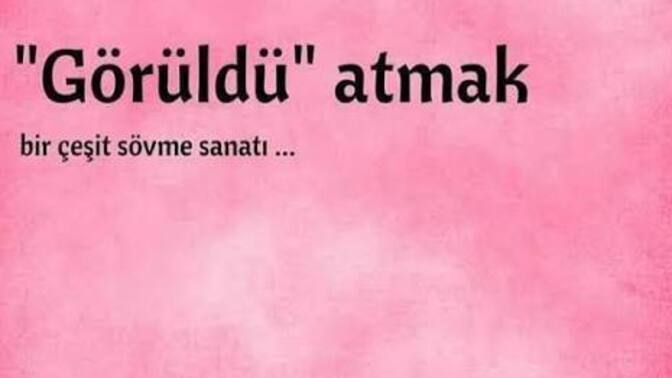 Görüldü atmanın karşınızdaki kişiye küfür etmekten farkı var mıdır?