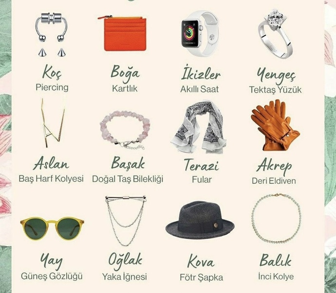 Burcun aksesuar olsa hangisi olurdu?
