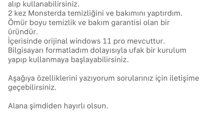 31000₺ değer mi sizce Monster Laptop?