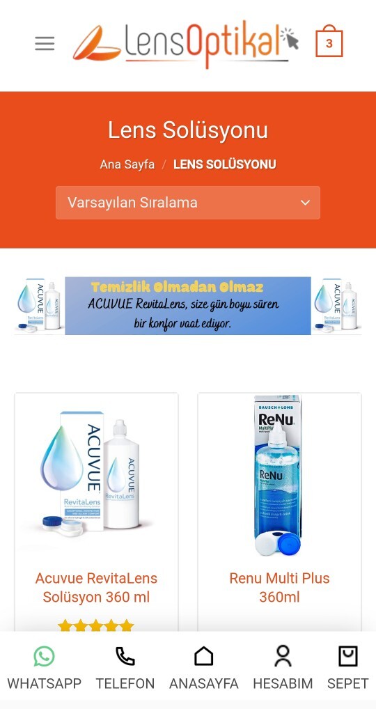 Şeffaf lens için bu site güvenilir midir?
