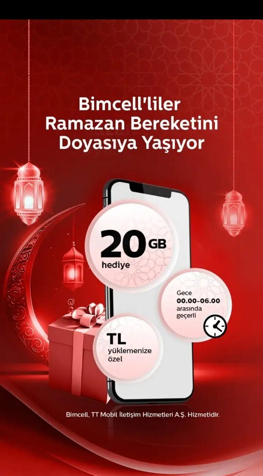 Kullandığınız GSM operatörü de Ramazan sahur internet kampanyası var mı aldınız mı?