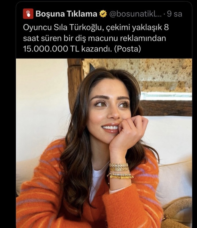 Sıla Türkoğlu çok sıradan bi tip değil mi?