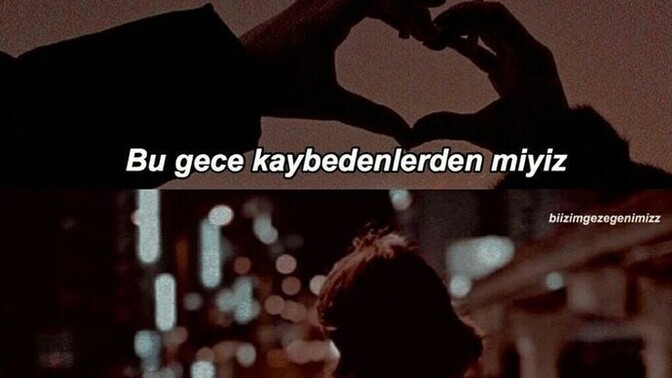 Bu gece kaybedenlerden miyiz, yoksa vazgeçenlerden mi?