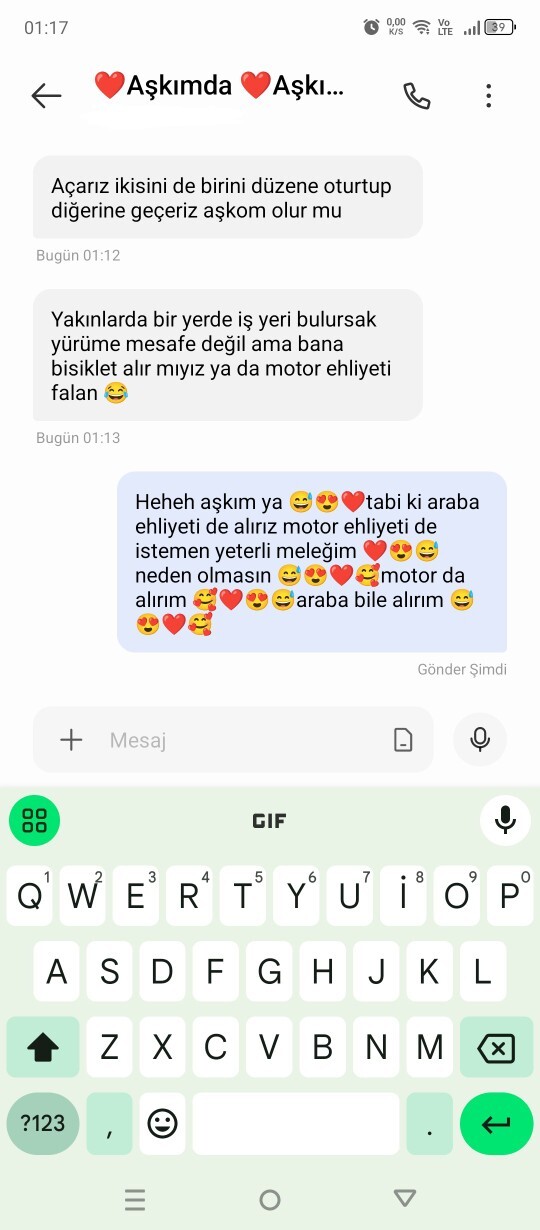 Sevgiliniz arabanızı kullanmak istese verir miydiniz?