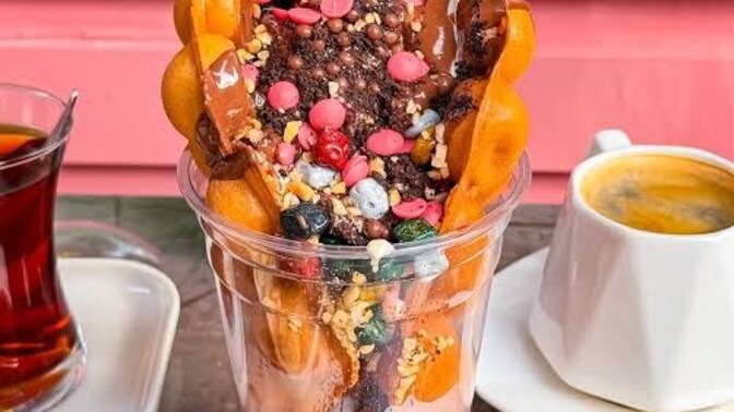 Bardakta waffle seviyor musunuz?