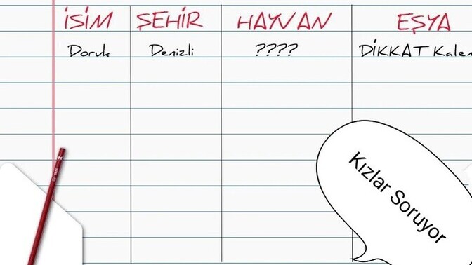 Hayvan, bitki, şehir oynasak "D" harfi ile hangi hayvanı yazardın?