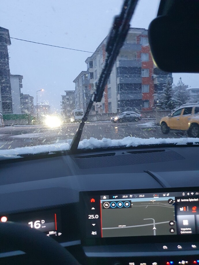 Kar yağıyormu yaşadığınız yerde?