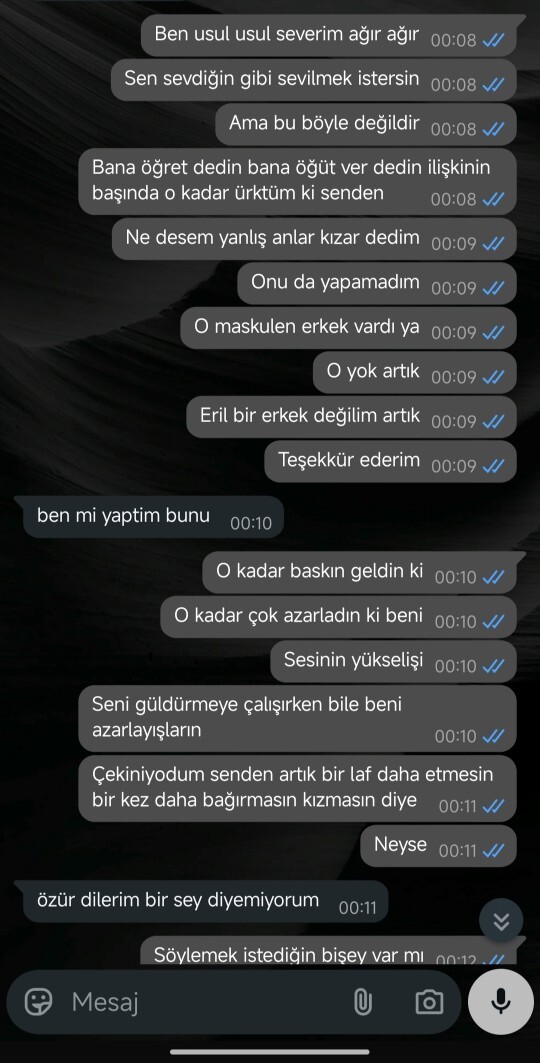 Özür dilemek herşeyi onarır mı?