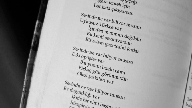 Buraya bi' şiir ve bi' şarkı bırakır mısın?