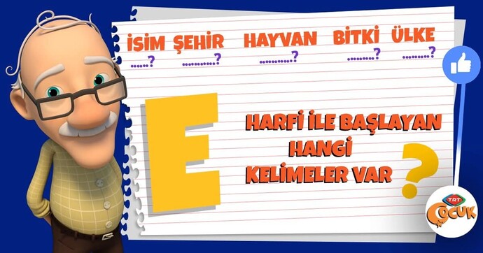 Hayvan, bitki, şehir oynasak E harfi ile hangi hayvanı yazardın?