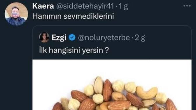 Karışık kuruyemiş tabağında ilk hangilerini seçip yersin?